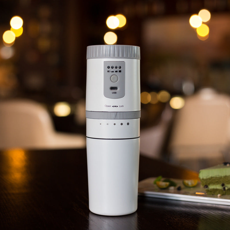 VoltGrind™ Compact Electric Coffee Grinder | Portable & Wireless USB-C Charging