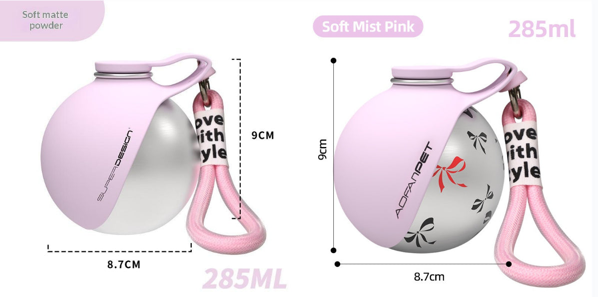 ADFANPET™ 2-in-1 Portable Pet Water Bottle with Drinking Bowl