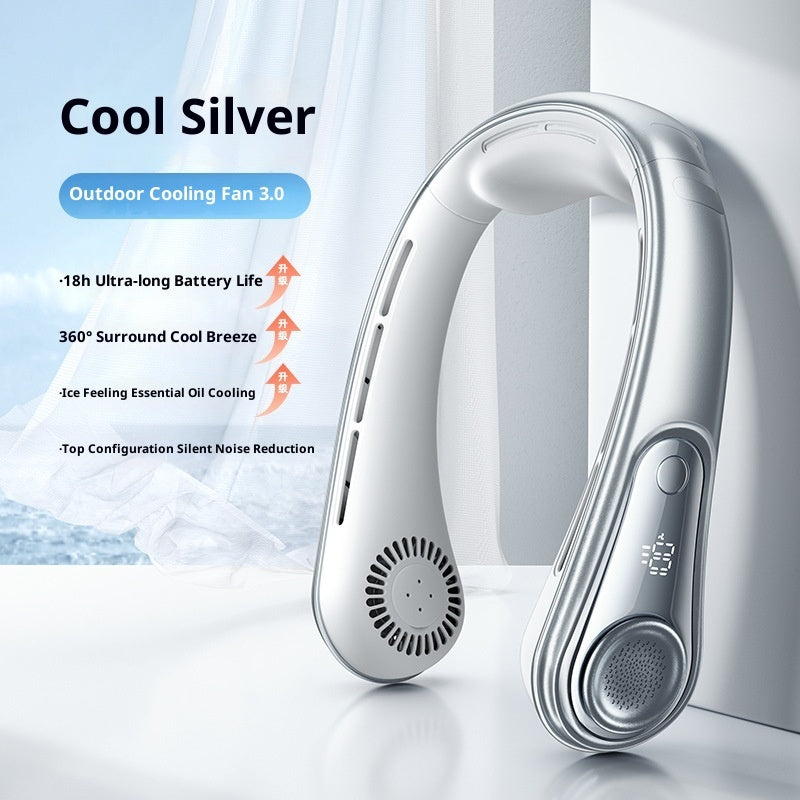 Joyroom BreezeGo™ Portable Hanging Neck Fan | Bladeless