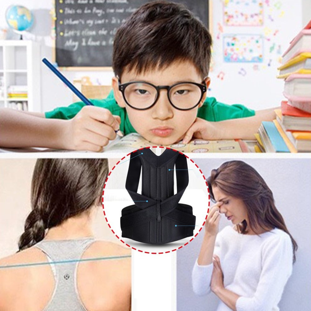 SpineAlign™ Premium Posture Corrector | Ergonomic Back Support & Spine Brace