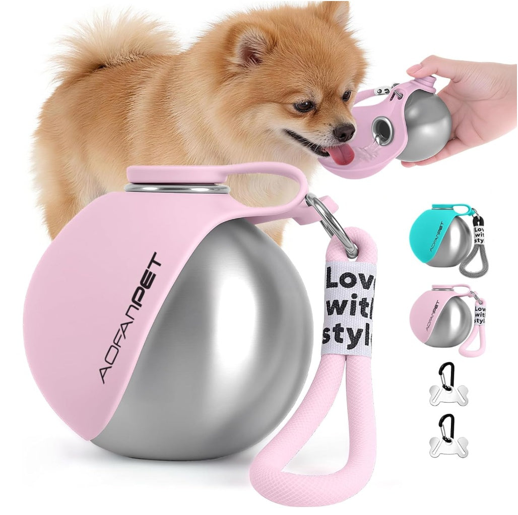 ADFANPET™ 2-in-1 Portable Pet Water Bottle with Drinking Bowl