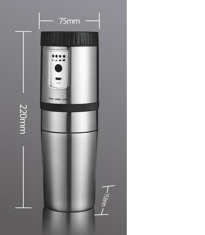 VoltGrind™ Compact Electric Coffee Grinder | Portable & Wireless USB-C Charging