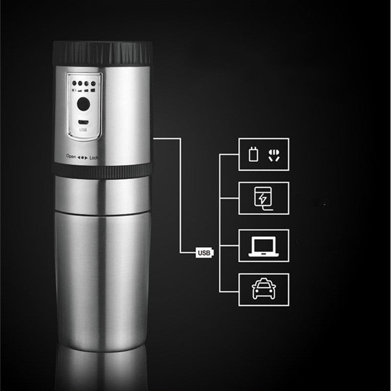VoltGrind™ Compact Electric Coffee Grinder | Portable & Wireless USB-C Charging