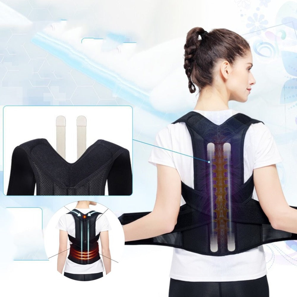 SpineAlign™ Premium Posture Corrector | Ergonomic Back Support & Spine Brace